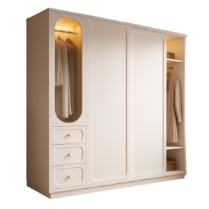 Tủ Quần Áo Cửa Lùa Cánh Kính Sang Trọng GH-13002