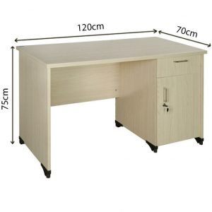 Bàn làm việc KG120HL3C KGB | Bàn 1m2 tiện nghi