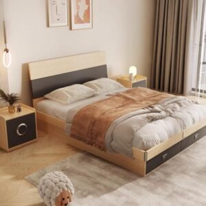 Giường Ngủ Gỗ MDF Có Ngăn Kéo Tiện Lợi GH-11007
