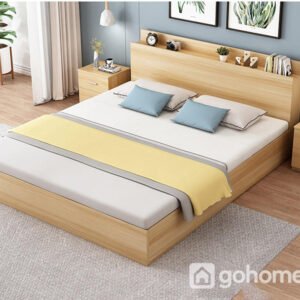 Giường Ngủ Gỗ MDF Thiết Kế Đơn Giản Hiện Đại GH-11010