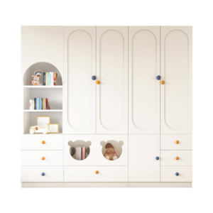 Tủ quần áo cho bé gỗ MDF chống ẩm phủ Melamine bền bỉ – Giải pháp lưu trữ thông minh cho gia đình hiện đại GH-13021