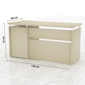 Bàn làm việc Royal hộc liền AHR140SHL | KGB Giá Sỉ