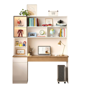 Bàn Học Liền Giá Sách Có Tủ Lưu Trữ Hiện Đại GH-72049