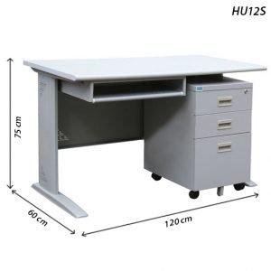 Bàn làm việc HU12S - Bàn 1m2 không hộc, Giá cạnh tranh