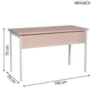 Bàn làm việc chân thép HR160C9 KGB - Bao Giá Rẻ Nhất