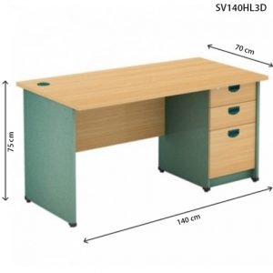 Bàn nhân viên hộc liền SV140HL3D KGB cực Xịn giá Kho