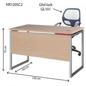 Bàn làm việc HR120SC2 KGB - Bàn đẹp giá Tốt chính hãng