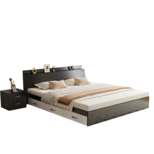 Giường Ngủ Có Kệ Trang Trí Và Ngăn Kéo Hiện Đại GH-11013