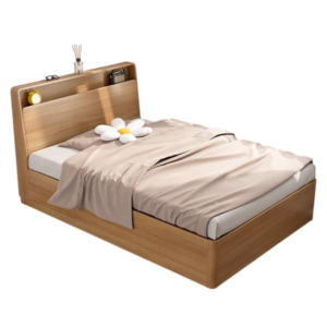Giường Hộp Đơn Giản Có Kệ Để Đồ GH-11016