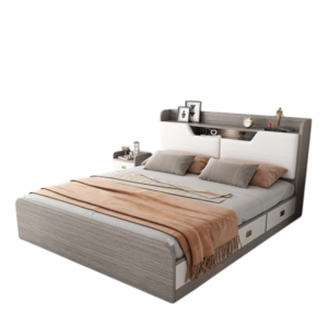 Giường Hộp Thông Minh Kết Hợp Bọc Da Kiểu Dáng Hiện Đại GH-11042