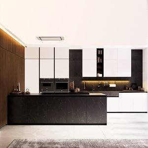 Hệ tủ bếp gia đình thiết kế song song KGB-51877