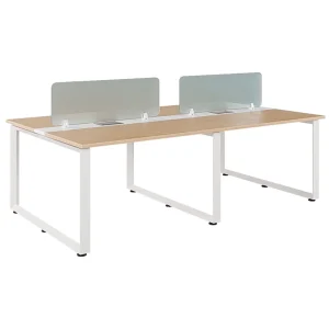 Module bàn làm việc 4 chỗ HRMD07H2 KGB - Giá siêu hời