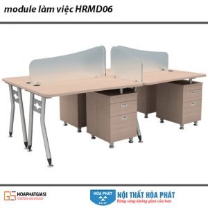Modul4 bàn làm việc HRMD06 KGB dành cho 4 người