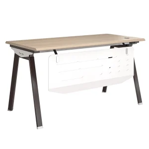Bàn khung thép mặt gỗ NTV140C17 | Bàn cao cấp, giá mềm