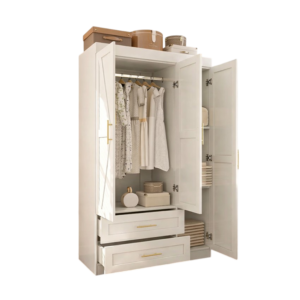 Tủ Áo Gỗ MDF Thiết Kế Tân Cổ Điển GH-13066