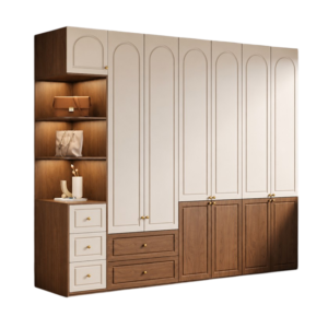 Tủ Quần Áo Cánh Mở Vòm Cong Hiện Đại GH-13090