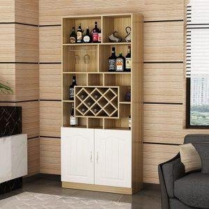 Tủ để rượu phòng khách gỗ công nghiệp KGB-5832