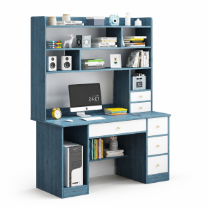 Bàn làm việc tại nhà liền giá sách tiện lợi KGB-41225
