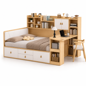 Giường Ngủ Liền Bàn Làm Việc KGB-9426