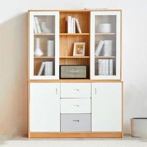 Tủ hồ sơ gỗ sồi thiết kế đa năng kiểu dáng sang trọng KGB-51417
