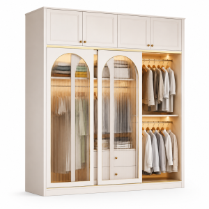 Tủ kính quần áo khung gỗ KGB-52139