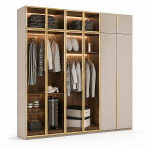 Tủ kính quần áo thiết kế thời trang KGB-51896