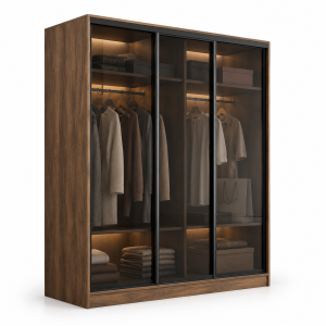 Tủ quần áo cánh kính lùa hiện đại KGB-51862