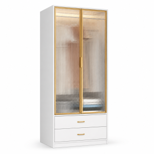 Tủ quần áo gỗ cánh kính cao cấp dáng cao KGB-52396
