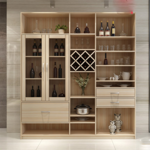 Tủ rượu gỗ công nghiệp thiết kế tiện dụng KGB-5578