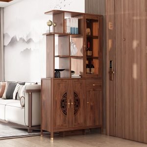 Tủ rượu đẹp gỗ công nghiệp thanh lịch, sang trọng KGB-52598