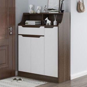 Tủ để giày dép gỗ công nghiệp MDF thiết kế đơn giản KGB-51276