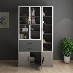 Tủ để tài liệu bằng gỗ thiết kế hiện đại KGB-51412
