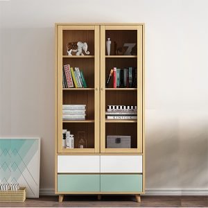Tủ gỗ để tài liệu kiểu mới thiết kế đa năng KGB-2529