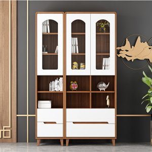 Tủ tài liệu tại nhà gỗ công nghiệp thiết kế hiện đại KGB-51317